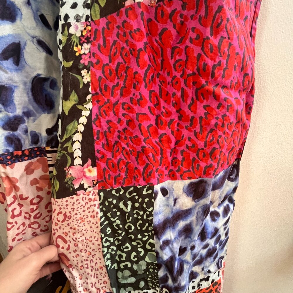 Desigual Printed Patchwork Jumpsuit - Large - NWT… - image 4